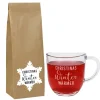 Tee-Set - Winter Wärmer - mit graviertem Teeglas und Teepäckchen