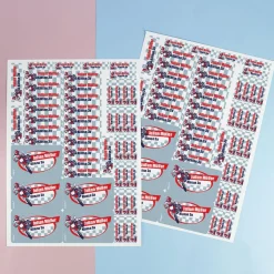 100 teiliges Schulaufkleberset mit Motorrad-Motiv, Name und Text