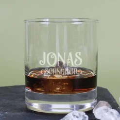 The Gentlemen's Club - Geschenkset mit zwei Whiskeygläsern und Jack Daniel's