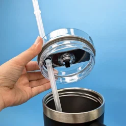 Thermobecher XXL personalisiert mit Name | Tea Rex & Coffee Saurus | 1,2 Liter Cup