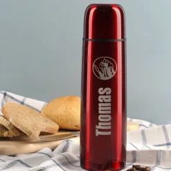 Thermosflasche mit Name für Feuerwehrmänner