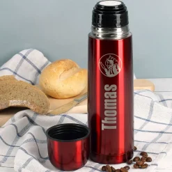Thermosflasche mit Name für Feuerwehrmänner