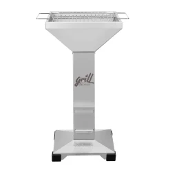 Thüros T2 Kaminzuggrill aus Edelstahl für Grillmeister mit Gravur | Hochwertiger Grill als Geschenk
