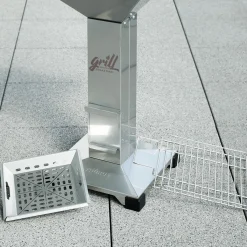 Thüros T2 Kaminzuggrill aus Edelstahl für Grillmeister mit Gravur | Hochwertiger Grill als Geschenk