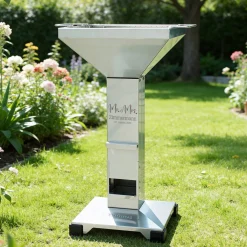 Thüros T2 Kaminzuggrill aus Edelstahl als persönliches Geschenk zur Hochzeit | Hochwertiger Grill