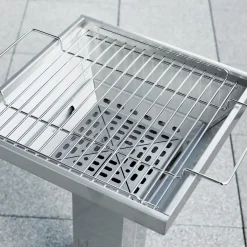 Thüros T2 Kaminzuggrill aus Edelstahl als persönliches Geschenk zur Hochzeit | Hochwertiger Grill
