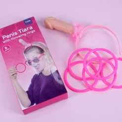 Tiara Penis mit Ringen