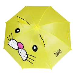 Tierischer Regenschirm für Kinder - Panda, Katze oder Frosch - mit Name