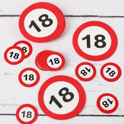 Tischkonfetti XL - Verkehrsschilder 18