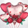 5-tlg. Folien-Ballon-Set - Ich liebe Dich