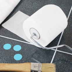Toilettenpapier-Halter Malerrolle in Blau