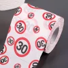 Toilettenpapier mit Aufdruck Achtung 30