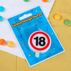 Tortenkerze zum 18. Geburtstag