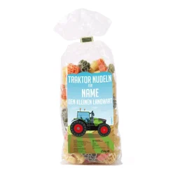 Traktor Nudeln für kleine Landwirte mit Name