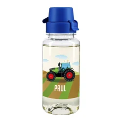 Traktor- Trinkflasche mit Name 0,4 L
