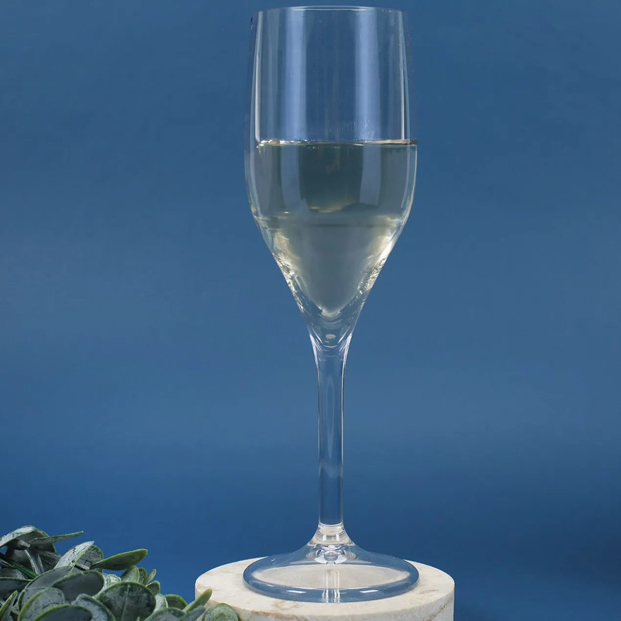 transparentes Sektglas
