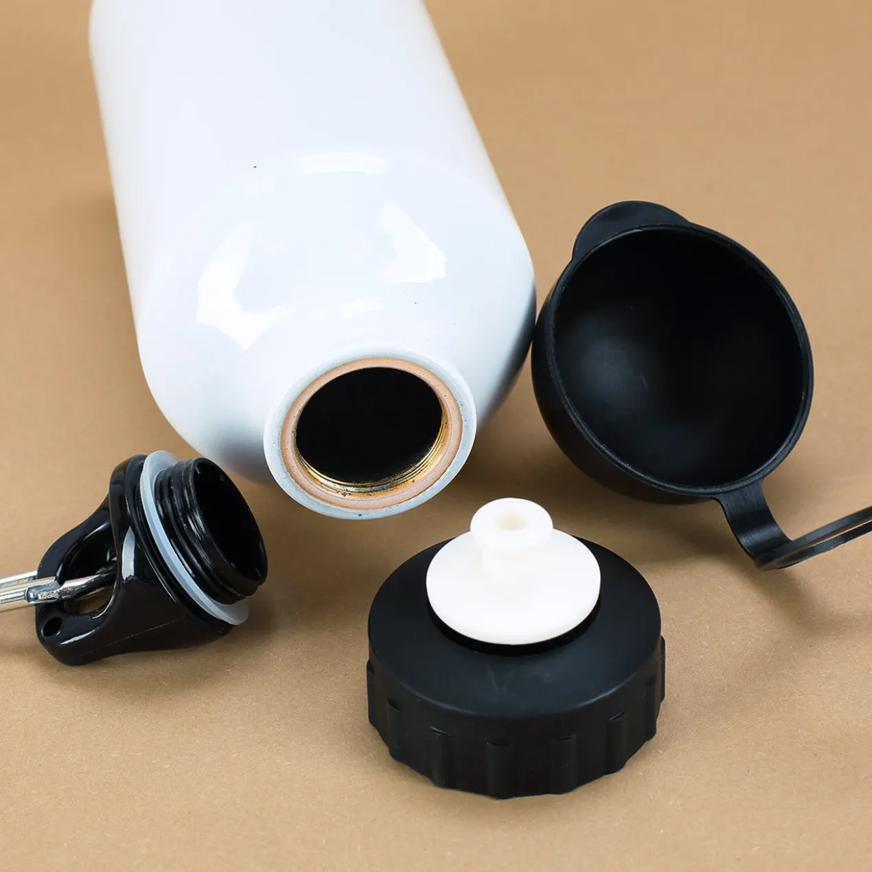Trinkflasche mit Fußball-Motiv und Name