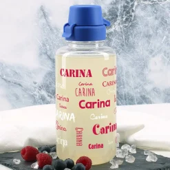 Trinkflasche mit Name in verschiedenen Farben und Schriftarten, 0,7 L