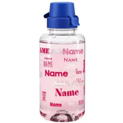 Trinkflasche mit Name in verschiedenen Farben und Schriftarten, 0,7 L