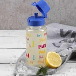 Trinkflasche zur Einschulung mit Name in verschiedenen Schriftarten 0,4 L