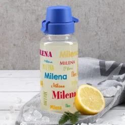 Trinkflasche zur Einschulung mit Name in verschiedenen Schriftarten 0,4 L