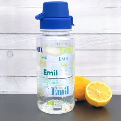 Trinkflasche zur Einschulung mit Name in verschiedenen Schriftarten 0,4 L