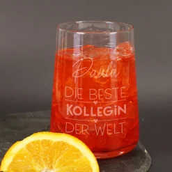 Trinkglas für die beste Freundin, Kollegin oder Schwester der Welt