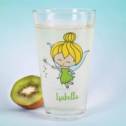 Trinkglas mit kleiner Fee und Wunschname
