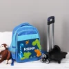 Trolley für Kinder personalisiert mit Name | Kindertrolley mit Dino-Motiv