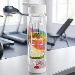 Tutti Frutti Flasche mit Watercolor Aufdruck
