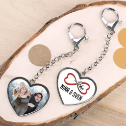 Unendliche Liebe - Schlüsselanhänger mit Ihrem Foto