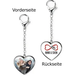 Unendliche Liebe - Schlüsselanhänger mit Ihrem Foto