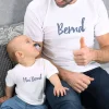 Vater und Sohn T-Shirts mit Ihrem Wunschtext bedruckt