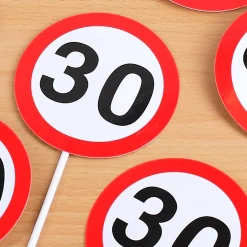 Verkehrsschilder mit 30 in Mini