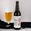 Verkehrszeichen Bieraufkleber zum Geburtstag mit Wunschname, Alter und Text