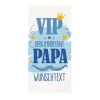 VIP Schokolade - Very important Papa mit Wunschtext zum Vatertag