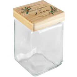 Vorratsglas in 4 Größen mit Name, Wunschtext und weihnachtlichen Aufdruck