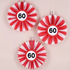 Waben Deko Verkehrsschild 60