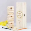 Wackelturm Gästebuch zur Hochzeit mit persönlicher Geschenkbox