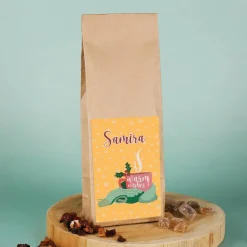 Warm wishes - leckerer Früchtetee mit Name personalisiert