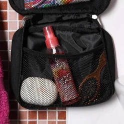 Waschtasche mit Discoqueen-Motiv und Name