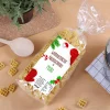 Weihnachtliche Geschenknudeln mit persönlichem Etikett