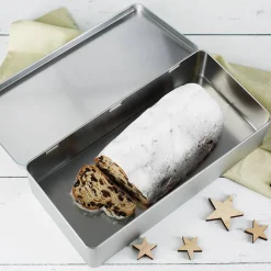 Weihnachtliche Plätzchendose mit Name bedruckt