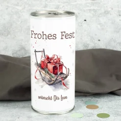 Weihnachts-Bier mit Ihrem Text & Santa's Fuhrpark