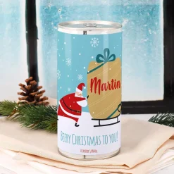 Weihnachts-Bier mit Name und Wunschtext, 1 Liter