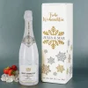Weihnachtsgeschenk - Sekt Brut D'Argent mit persönlicher Verpackung