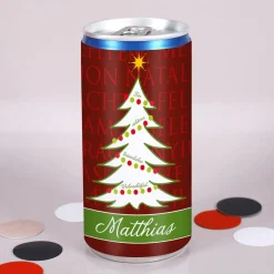 Weihnachtsgruß - City Secco in der Dose mit Wunschname