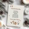 Weihnachtskarte mit Lebkuchen-Motiv, Foto und Ihrem Text