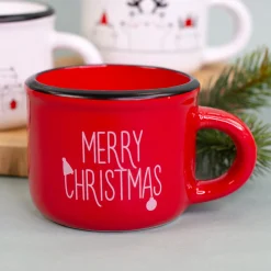 Weihnachtskerze in Dolomitetasse mit Motivauswahl
