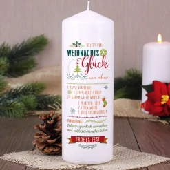 Weihnachtskerze - Rezept für Weihnachtsglück